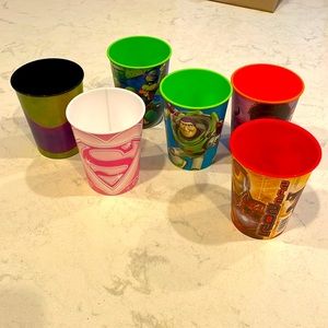 16 oz Party Plastic Cups - 6 Cups
